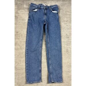 Asos‎ Design Jeans Mens 32x30 Blue Denim Straight Leg Pockets Casual